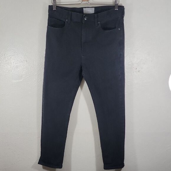 Everlane Denim - Everlane Black Women's Cropped High Rise Jeans Size 29